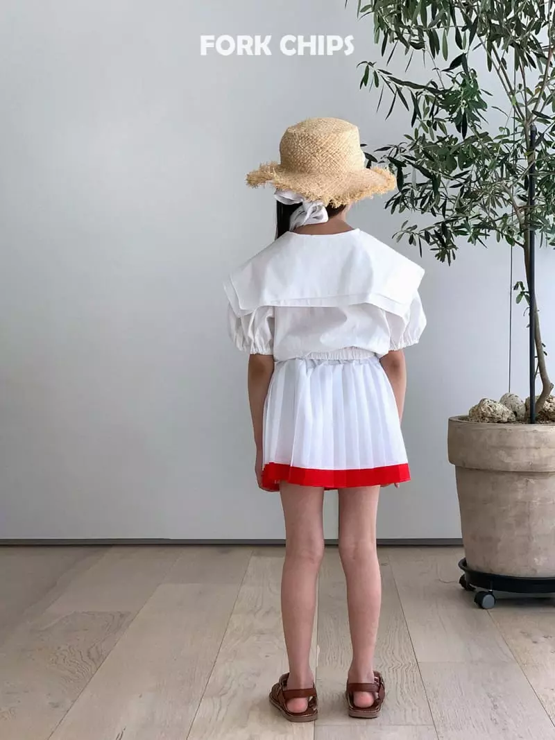 Fork Chips - Korean Children Fashion - #todddlerfashion - Jenny Sailor Blouse - 11