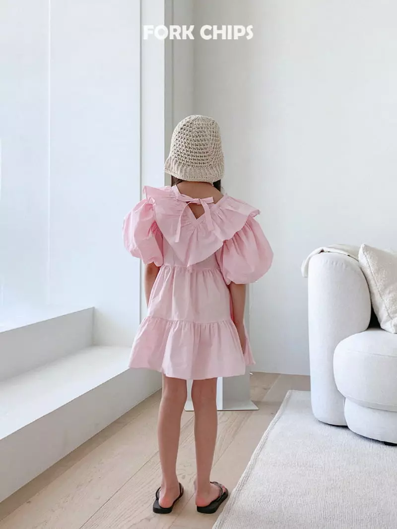 Fork Chips - Korean Children Fashion - #todddlerfashion - French One-piece - 10