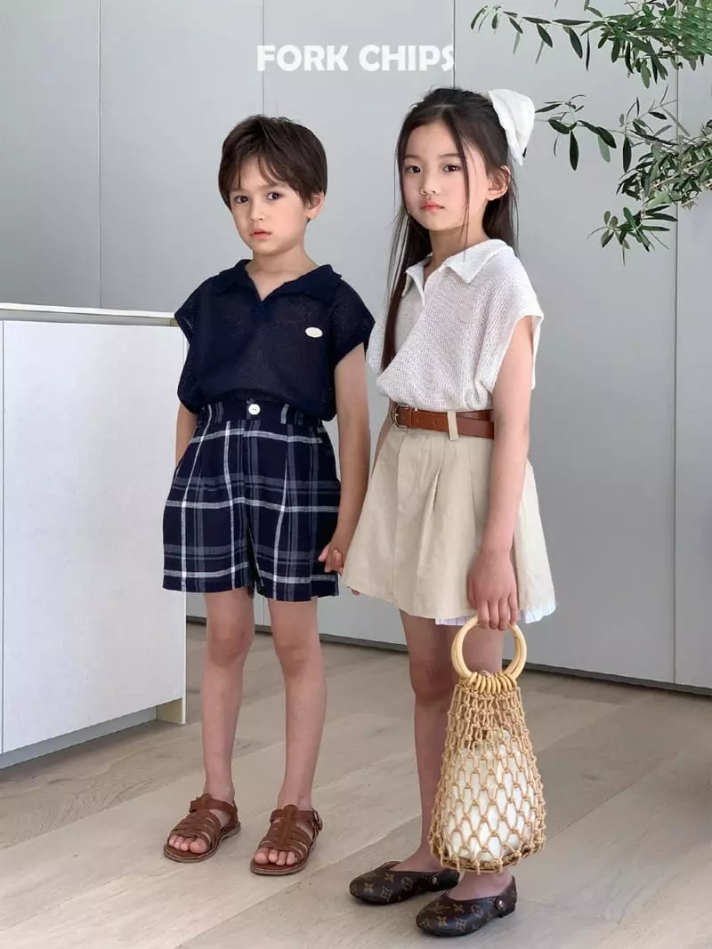 Fork Chips - Korean Children Fashion - #todddlerfashion - Coconut Sleeveless - 5