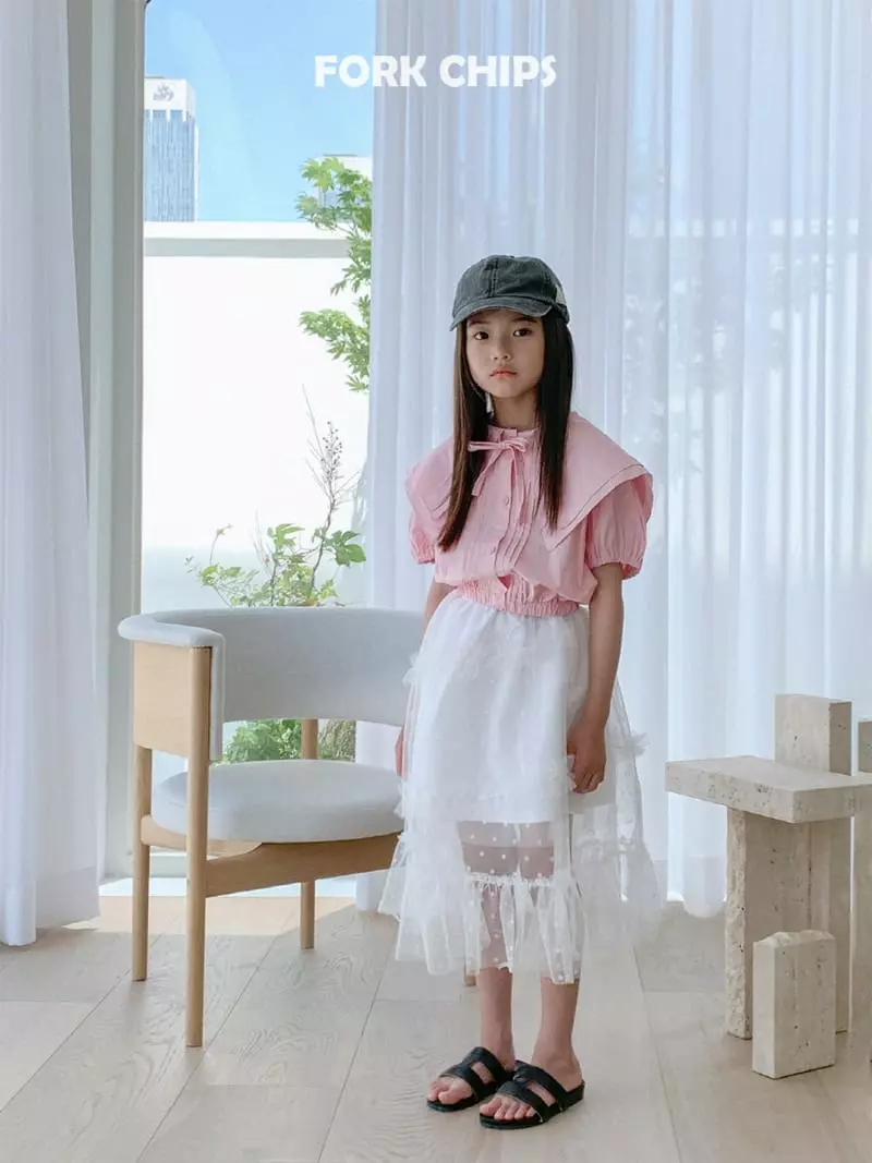 Fork Chips - Korean Children Fashion - #toddlerclothing - Jenny Sailor Blouse - 12