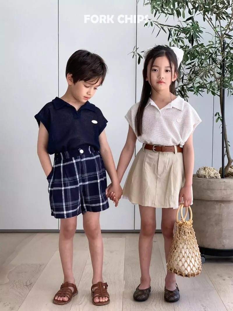 Fork Chips - Korean Children Fashion - #toddlerclothing - Coconut Sleeveless - 6