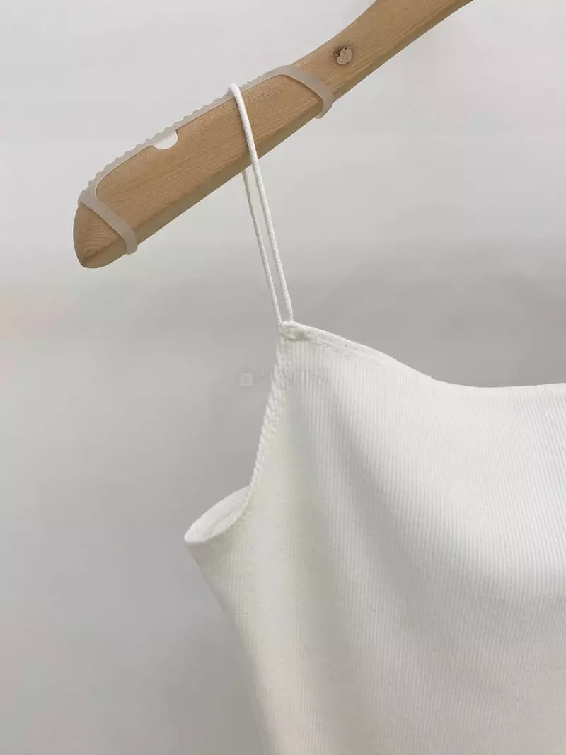 Gallery - Korean Women Fashion - #womensfashion - Rib String Sleeveless - 2