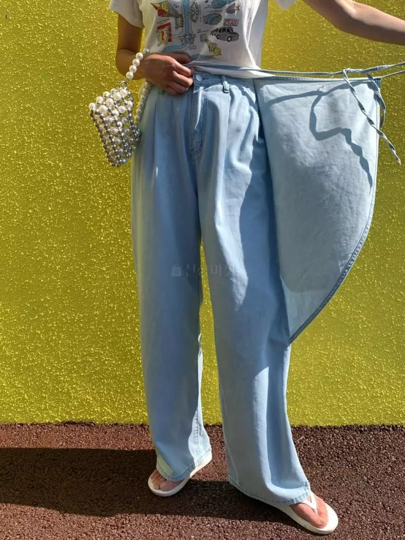 Gentlewoman - Korean Women Fashion - #womensfashion - Wrap Jeans - 4