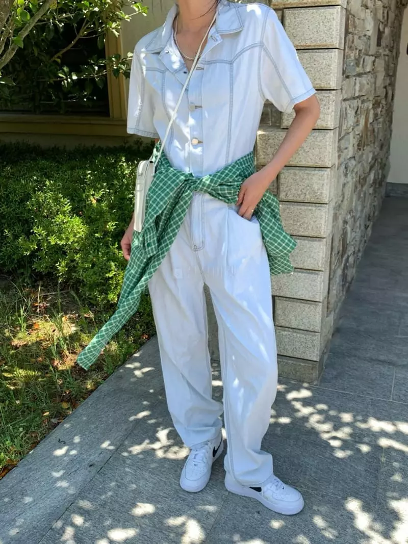 Gentlewoman - Korean Women Fashion - #momslook - LA Jumpsuit - 4