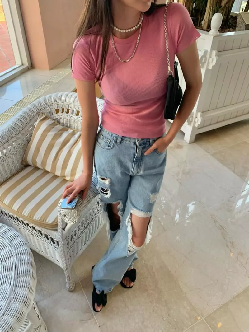 Gentlewoman - Korean Women Fashion - #womensfashion - See Through Tee - 2