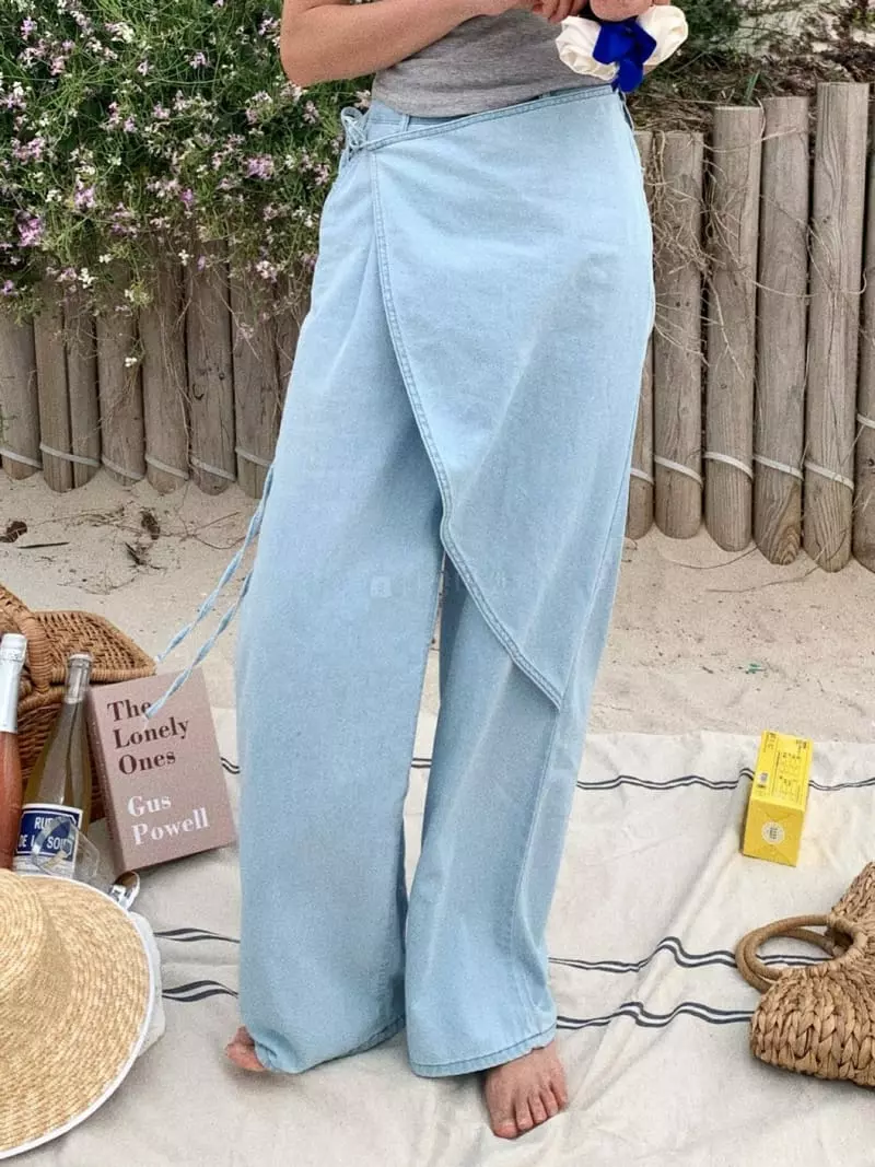 Gentlewoman - Korean Women Fashion - #womensfashion - Wrap Jeans