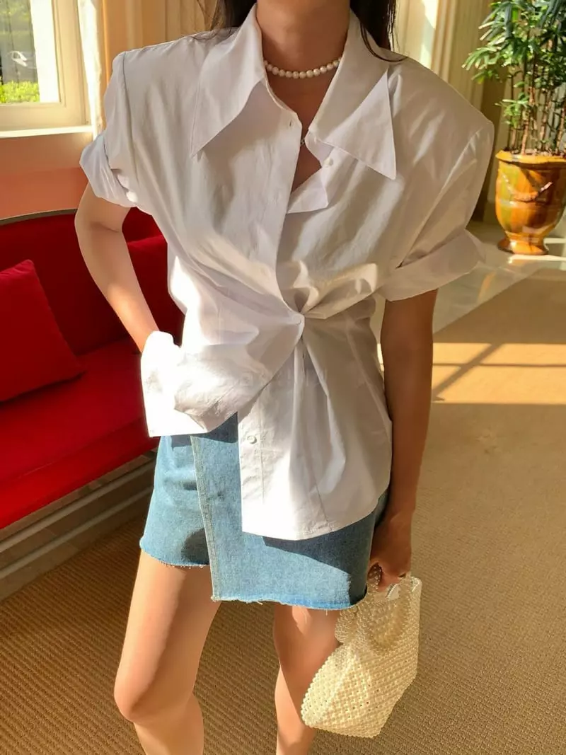 Gentlewoman - Korean Women Fashion - #momslook - Life Shirt - 4