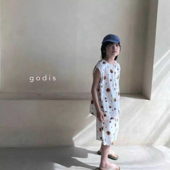 Godis - Korean Children Fashion - #fashionkids - Sea Top Bottom Set - 3