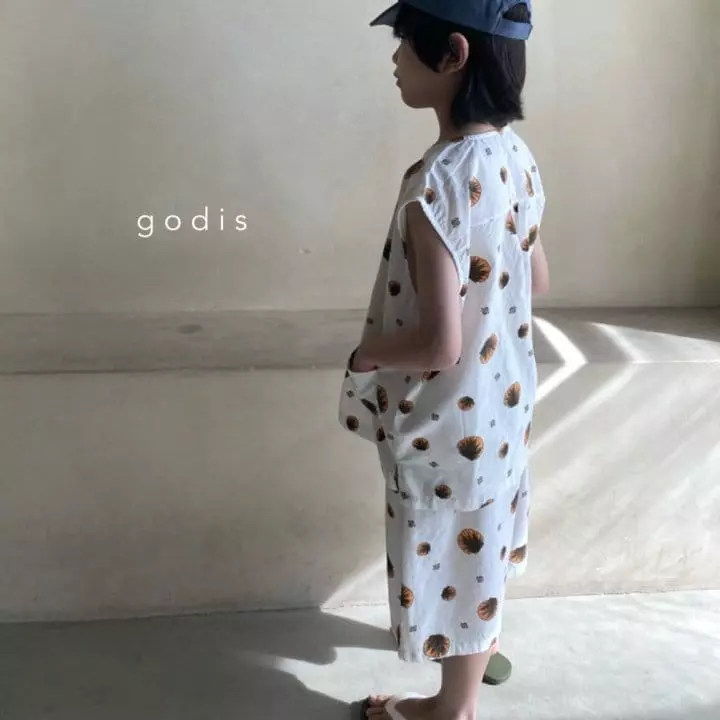Godis - Korean Children Fashion - #fashionkids - Sea Top Bottom Set - 4