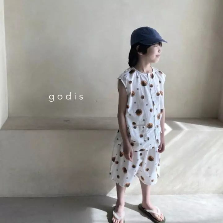 Godis - Korean Children Fashion - #kidzfashiontrend - Sea Top Bottom Set - 6