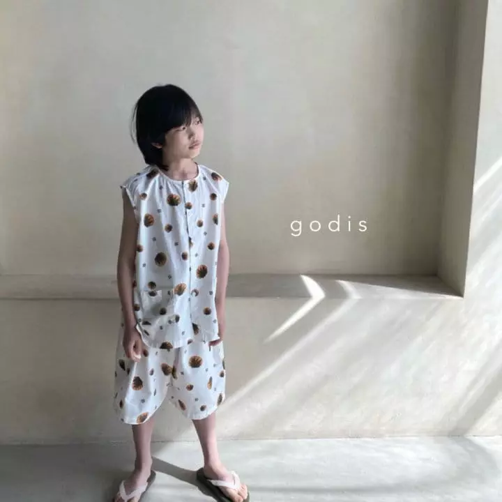 Godis - Korean Children Fashion - #magicofchildhood - Sea Top Bottom Set - 9