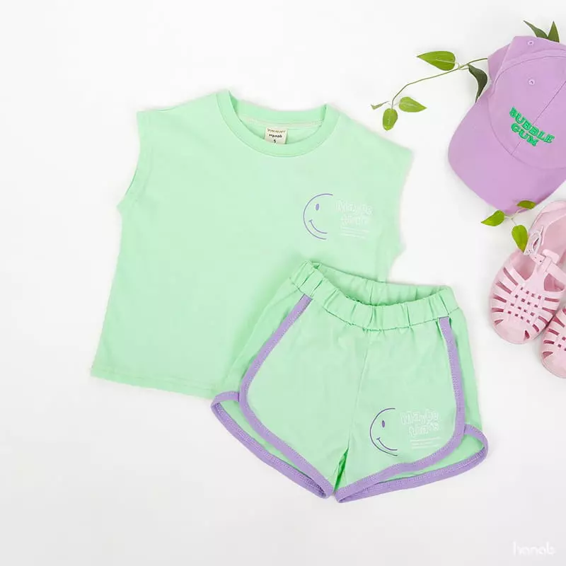Hanab - Korean Children Fashion - #childofig - Maybe Top Bottom Set