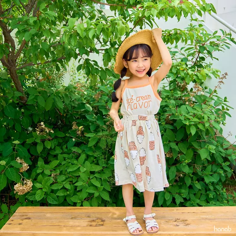 Hanab - Korean Children Fashion - #childrensboutique - Ice Cream Top Bottom Set - 6