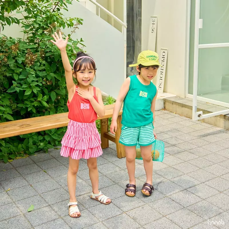 Hanab - Korean Children Fashion - #childrensboutique - Bonbon Top Bottom Set - 3