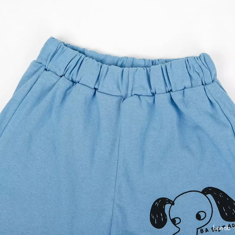 Hanab - Korean Children Fashion - #designkidswear - Puppy Top Bottom Set - 6