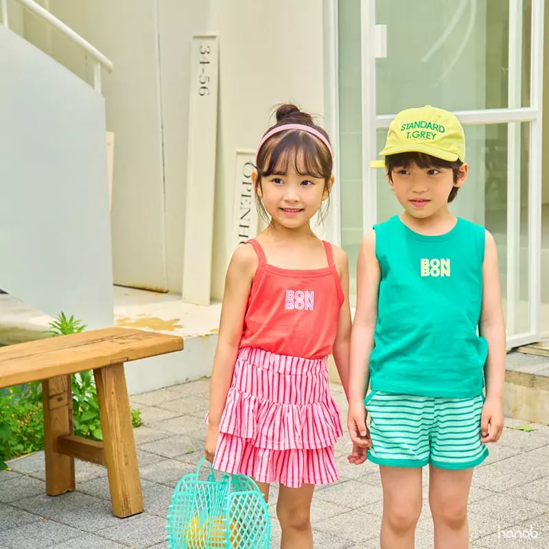 Hanab - Korean Children Fashion - #childrensboutique - Bonbon Top Bottom Set - 4