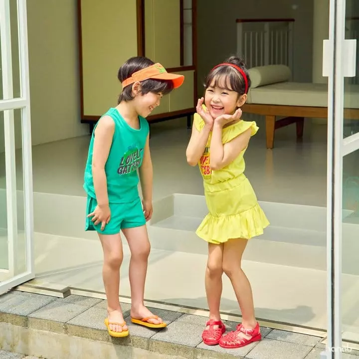 Hanab - Korean Children Fashion - #designkidswear - Gatsby Top Bottom Set - 7
