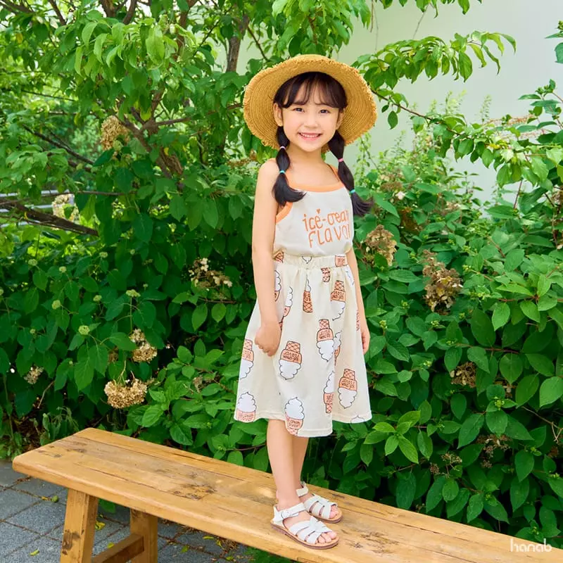 Hanab - Korean Children Fashion - #fashionkids - Ice Cream Top Bottom Set - 9