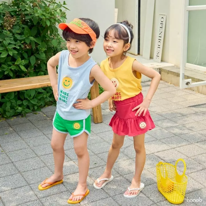 Hanab - Korean Children Fashion - #fashionkids - Shiny Top Bottom Set - 8