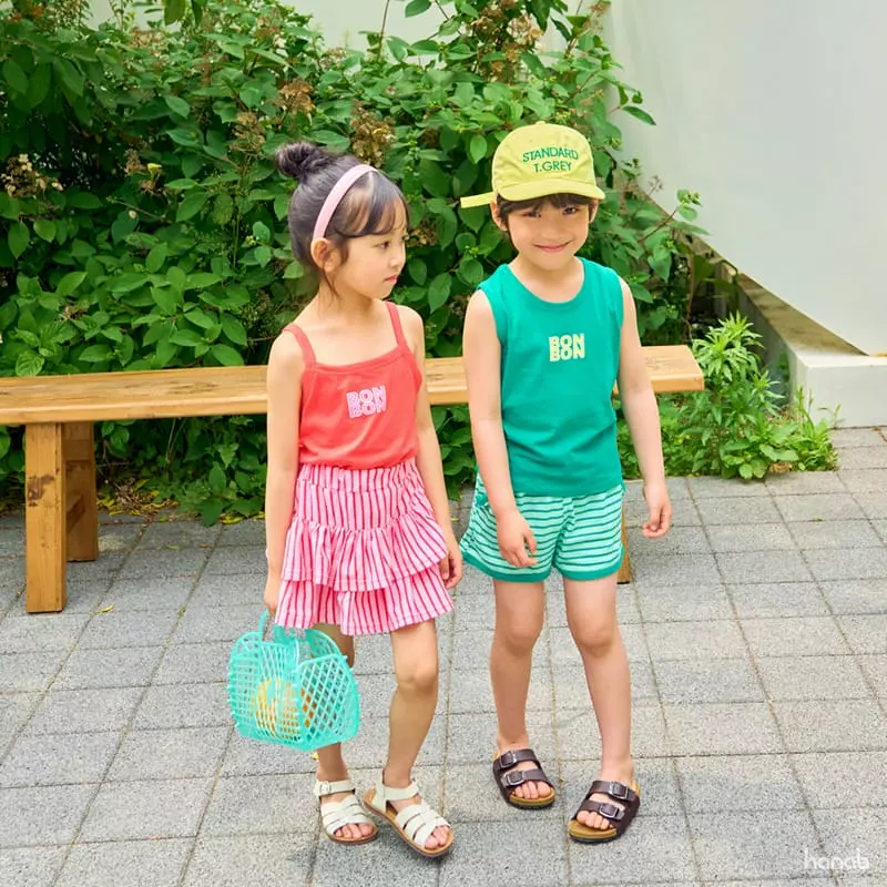 Hanab - Korean Children Fashion - #littlefashionista - Bonbon Top Bottom Set - 11