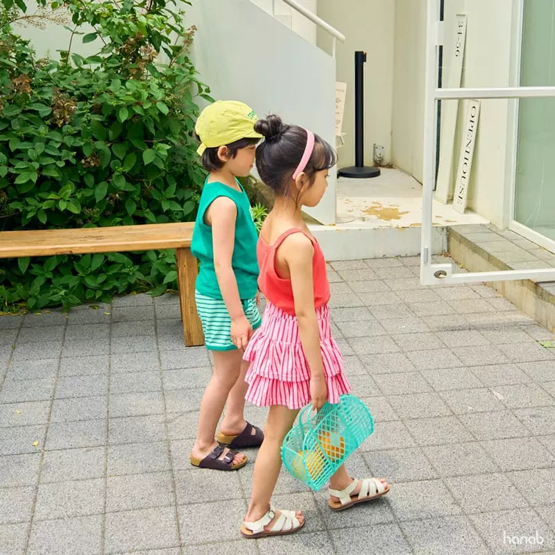 Hanab - Korean Children Fashion - #magicofchildhood - Bonbon Top Bottom Set - 12