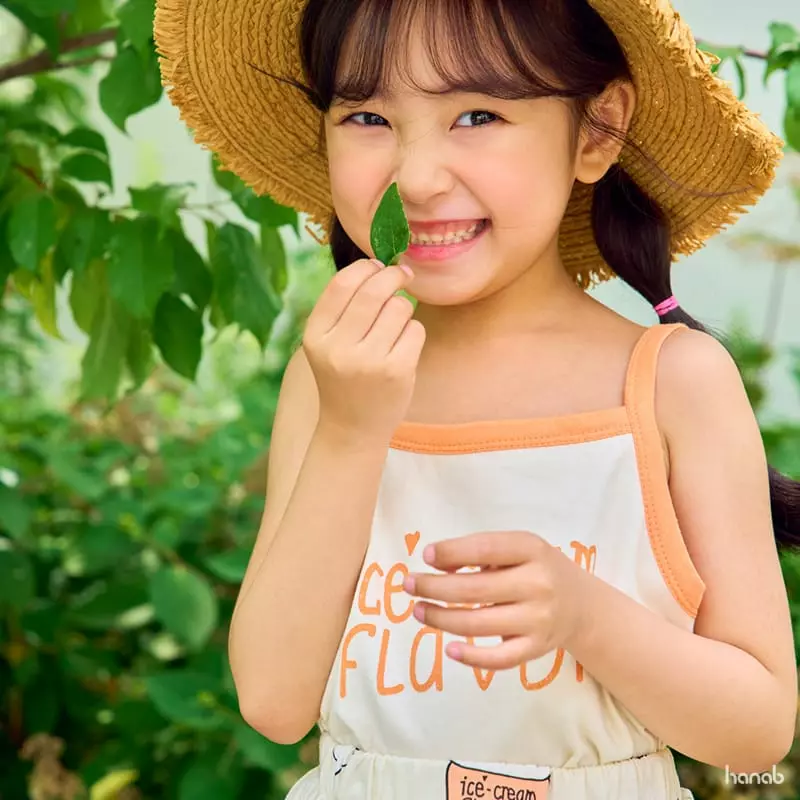 Hanab - Korean Children Fashion - #toddlerclothing - Ice Cream Top Bottom Set - 4