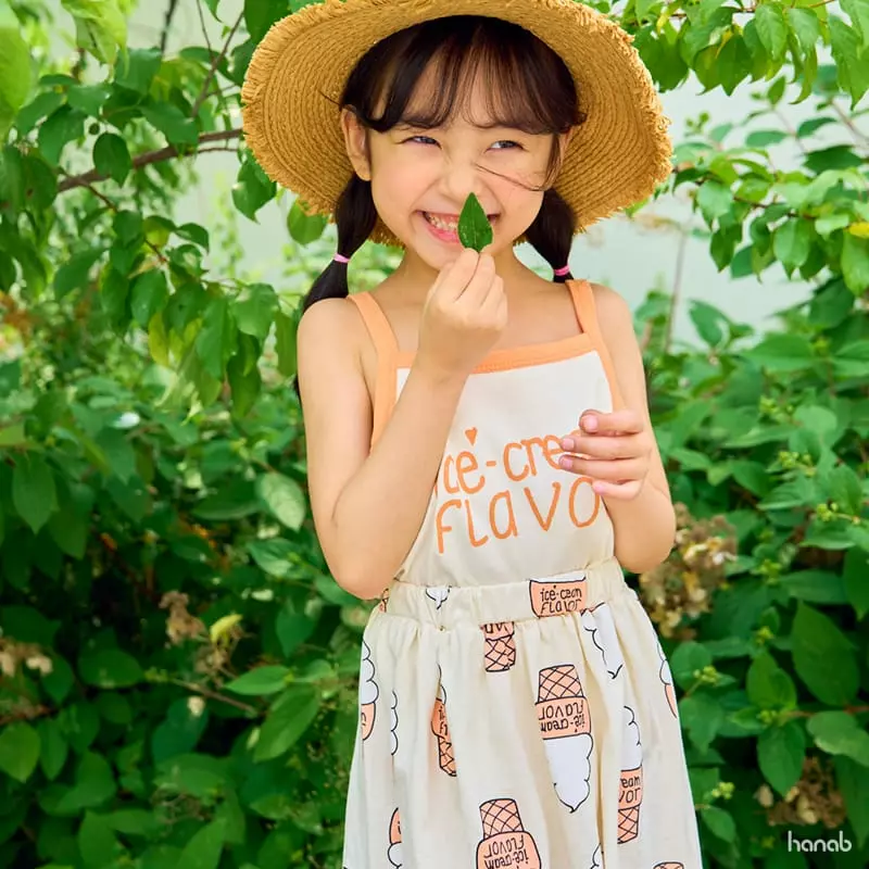 Hanab - Korean Children Fashion - #todddlerfashion - Ice Cream Top Bottom Set - 2