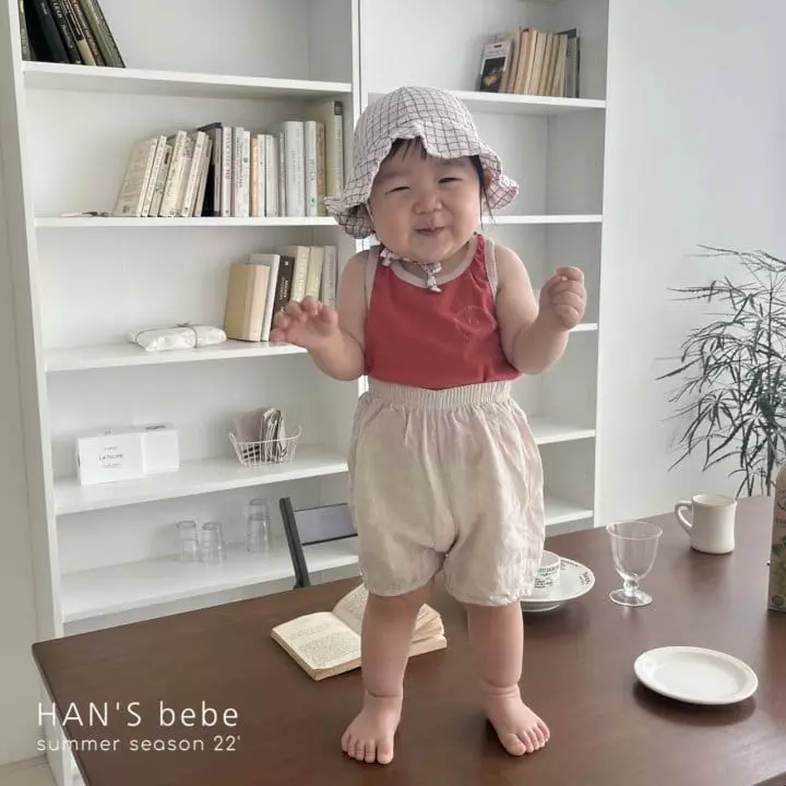 Han's - Korean Baby Fashion - #smilingbaby - Bebe Mango Piping Sleeveless - 4