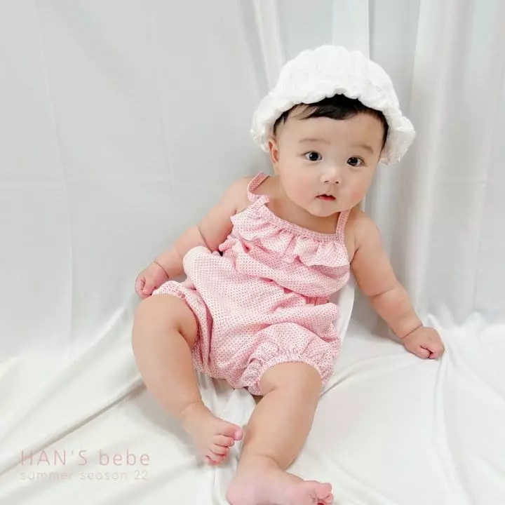 Han's - Korean Baby Fashion - #babyboutique - Bebe Frill Sleeveless