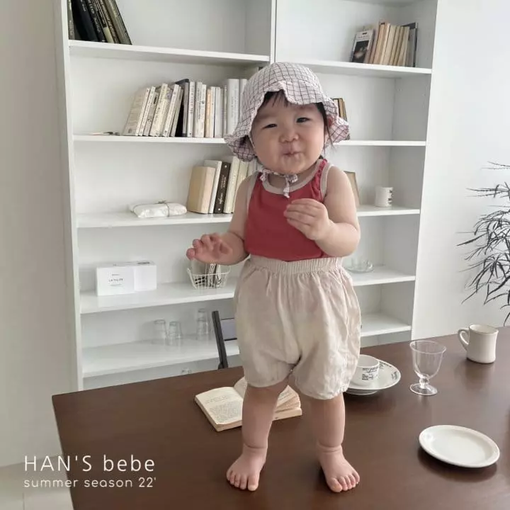 Han's - Korean Baby Fashion - #babyboutiqueclothing - Bebe Mango Piping Sleeveless - 5