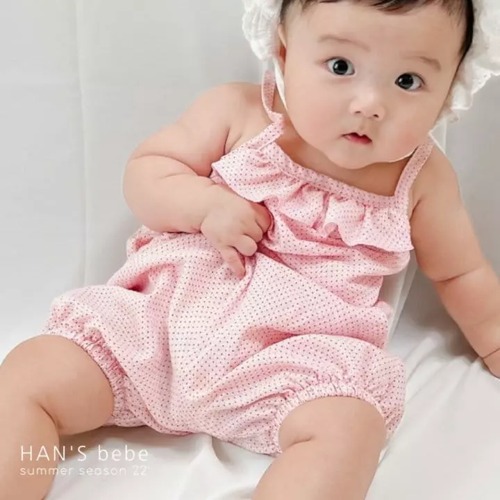 Han's - Korean Baby Fashion - #babyboutiqueclothing - Bebe Frill Sleeveless - 2