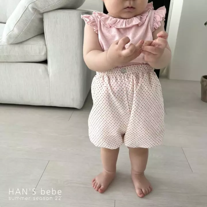 Han's - Korean Baby Fashion - #babyboutiqueclothing - Bebe Shirring Sleeveless