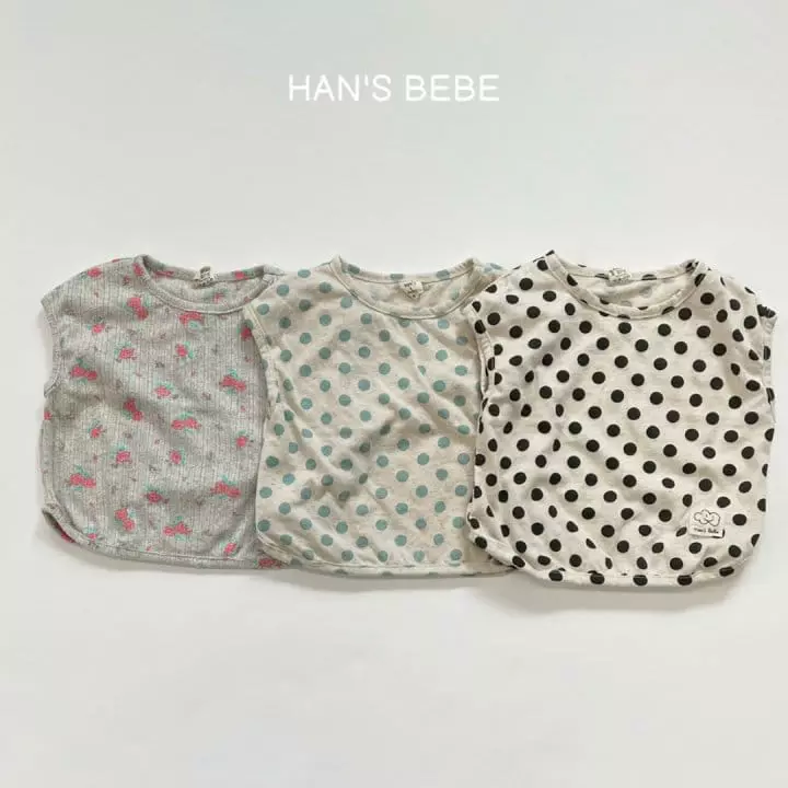 Han's - Korean Baby Fashion - #babyfashion - Bebe Piping Sleeveless - 9