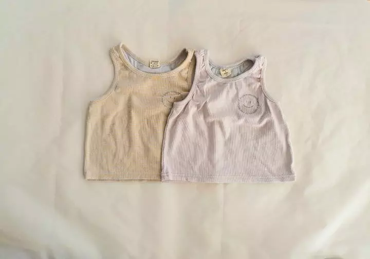 Han's - Korean Baby Fashion - #babyfashion - Bebe Stripes Mango Sleeveless - 8