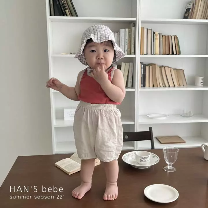 Han's - Korean Baby Fashion - #babyfashion - Bebe Mango Piping Sleeveless - 7