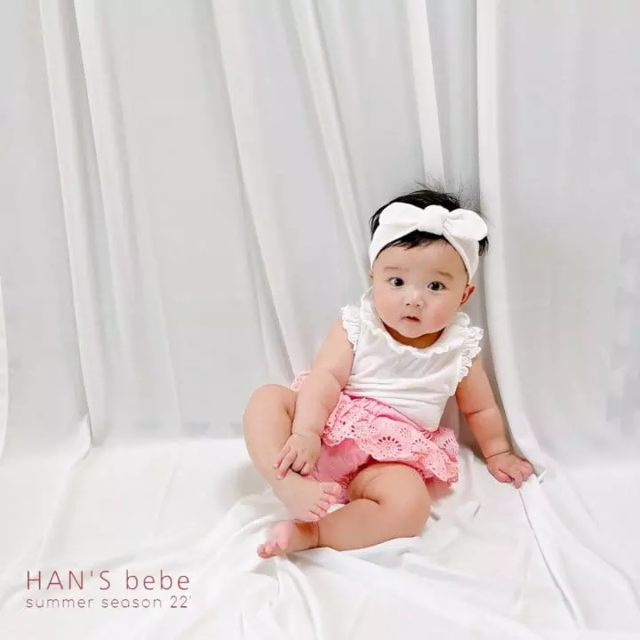 Han's - Korean Baby Fashion - #babyfashion - Bebe Shirring Sleeveless - 3