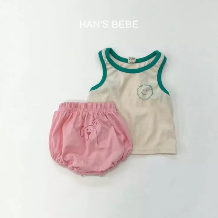 Han's - Korean Baby Fashion - #babylifestyle - Bebe Mango Piping Sleeveless - 10