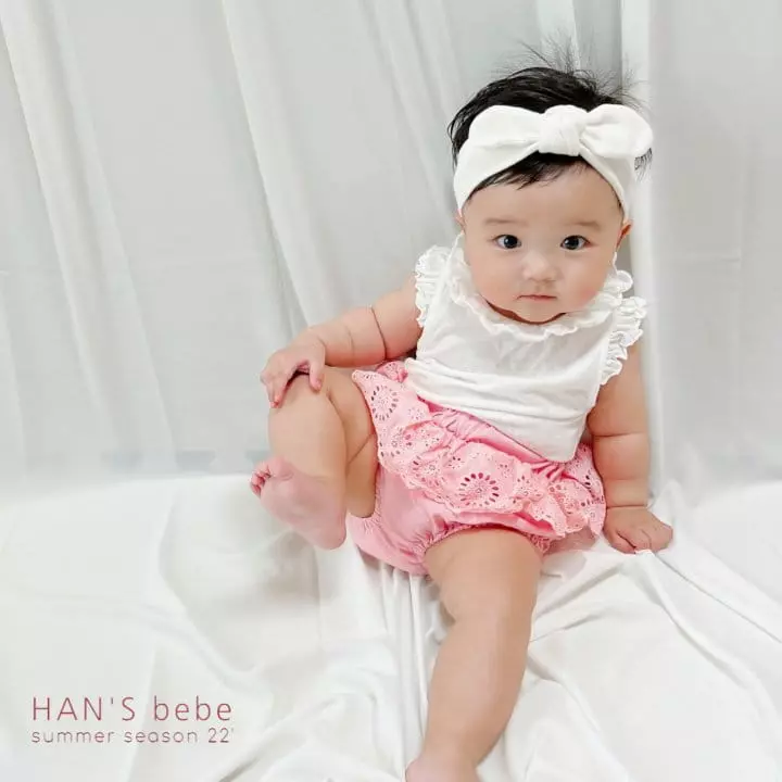 Han's - Korean Baby Fashion - #babylifestyle - Bebe Shirring Sleeveless - 6