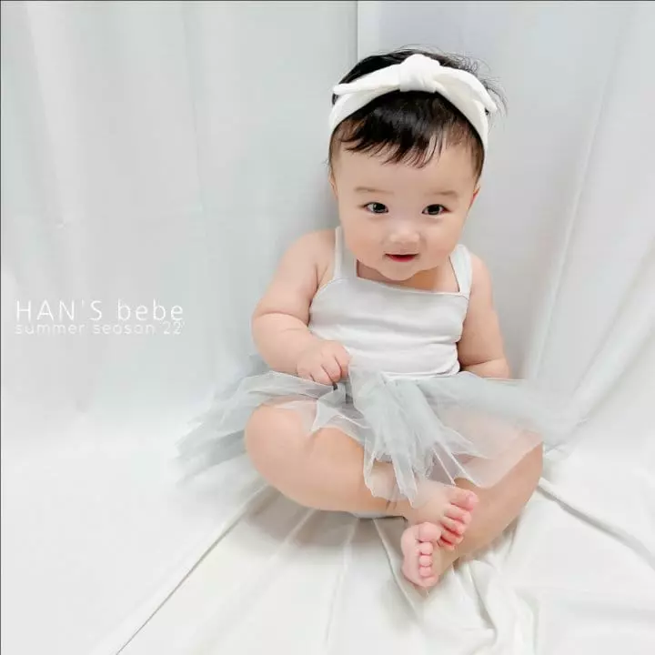 Han's - Korean Baby Fashion - #babygirlfashion - Bebe Ballet Mesh Bodysuit - 4