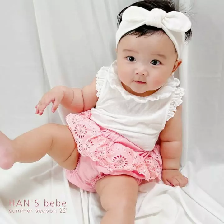 Han's - Korean Baby Fashion - #babylifestyle - Lace Bloomer