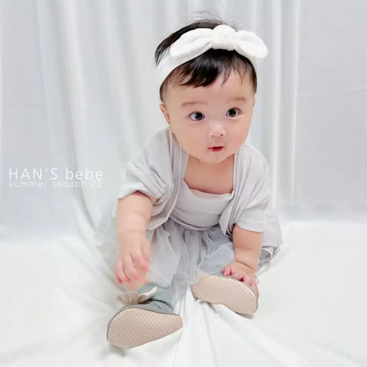 Han's - Korean Baby Fashion - #babyoninstagram - Bebe Ballet Mesh Bodysuit - 5