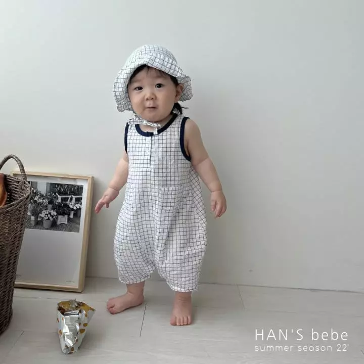 Han's - Korean Baby Fashion - #babyoninstagram - Bebe Check Bodysuit