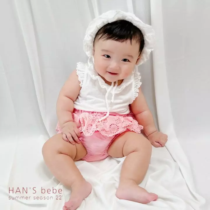 Han's - Korean Baby Fashion - #babyootd - Lace Bloomer - 3