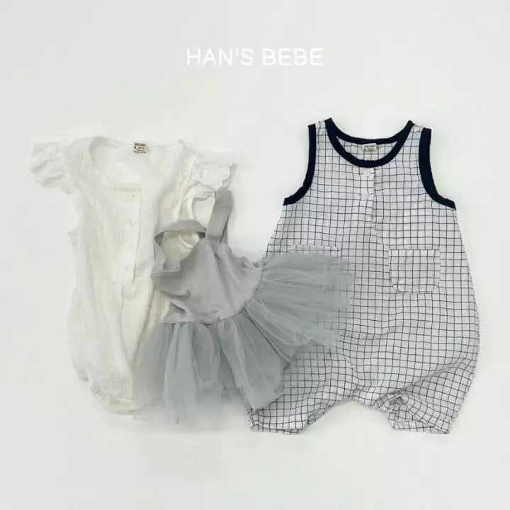 Han's - Korean Baby Fashion - #babyoutfit - Bebe Ballet Mesh Bodysuit - 7