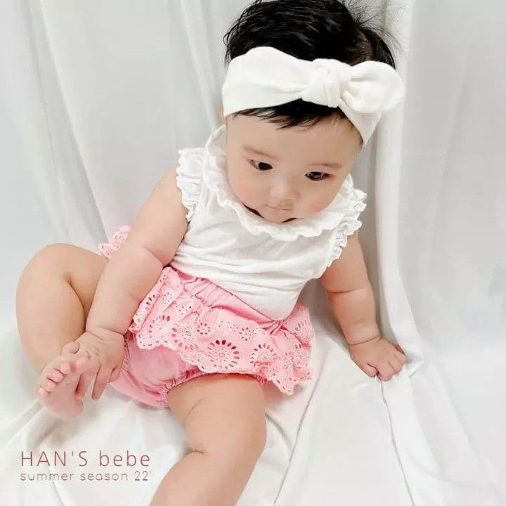 Han's - Korean Baby Fashion - #babyootd - Lace Bloomer - 4