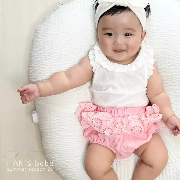 Han's - Korean Baby Fashion - #babyoutfit - Lace Bloomer - 5