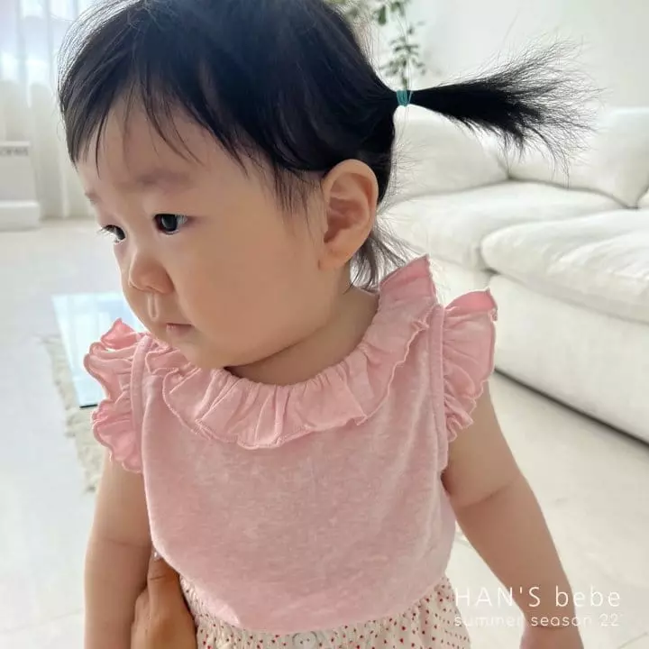 Han's - Korean Baby Fashion - #babywear - Bebe Shirring Sleeveless - 11