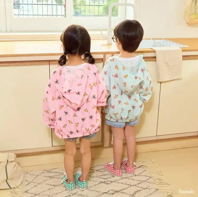 Haro Haro - Korean Children Fashion - #childofig - Summer Bear Windbreaker - 6