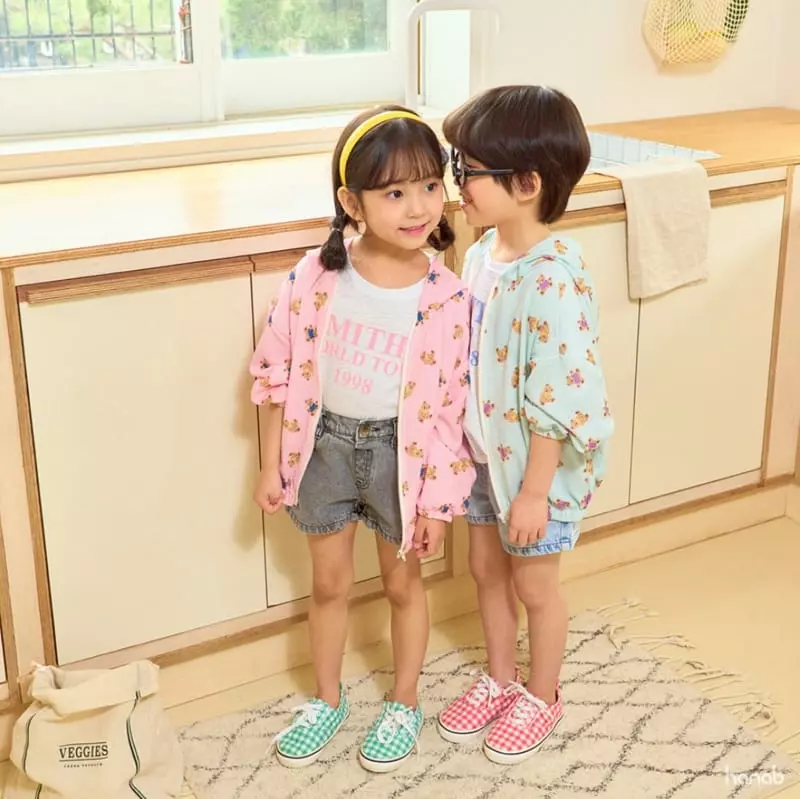 Haro Haro - Korean Children Fashion - #fashionkids - Summer Bear Windbreaker - 10