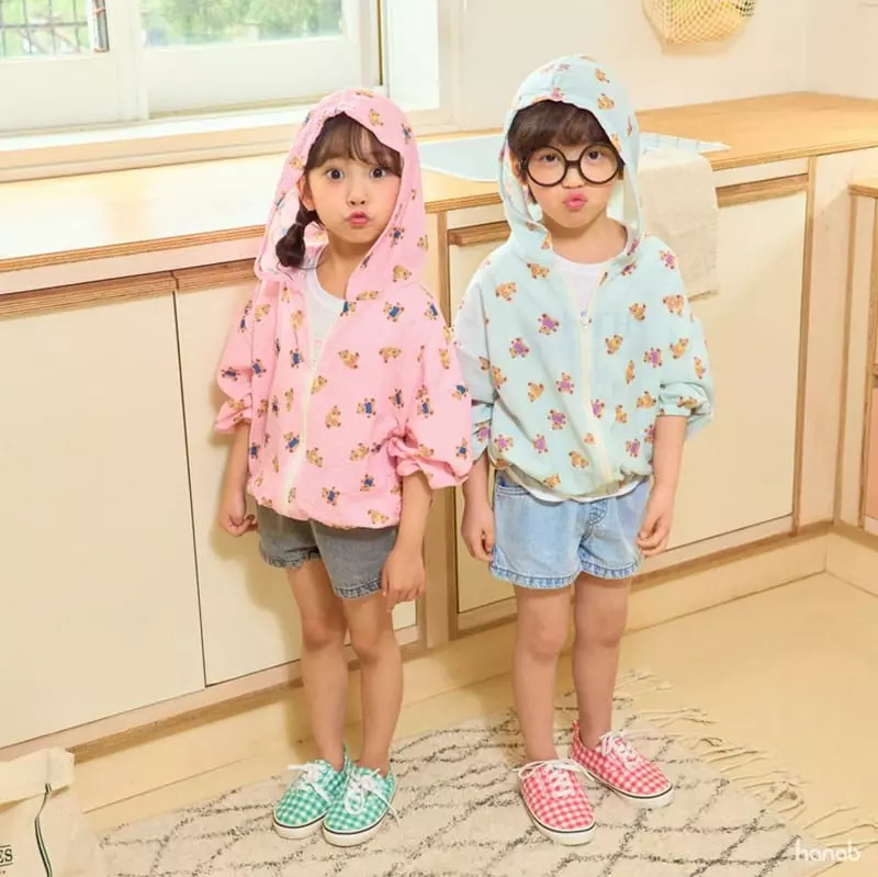 Haro Haro - Korean Children Fashion - #kidsshorts - Summer Bear Windbreaker - 11